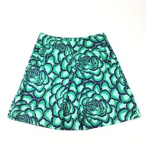 NWT Ann Taylor Womens Floral Print Flare Skirt